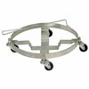 Vestil Silver Drum Dolly Round With Handle 1000 lb Hard Rubber Casters DRUM-DRH-HR